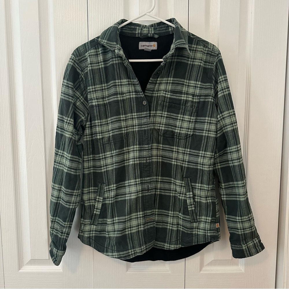 Carhartt Green Plaid Jacket